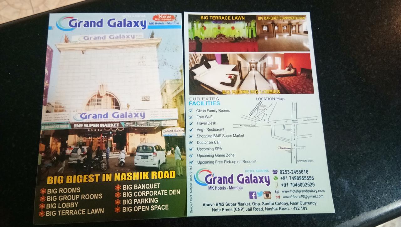 Grand Galaxy Hotel Krishna Nashik Exterior photo